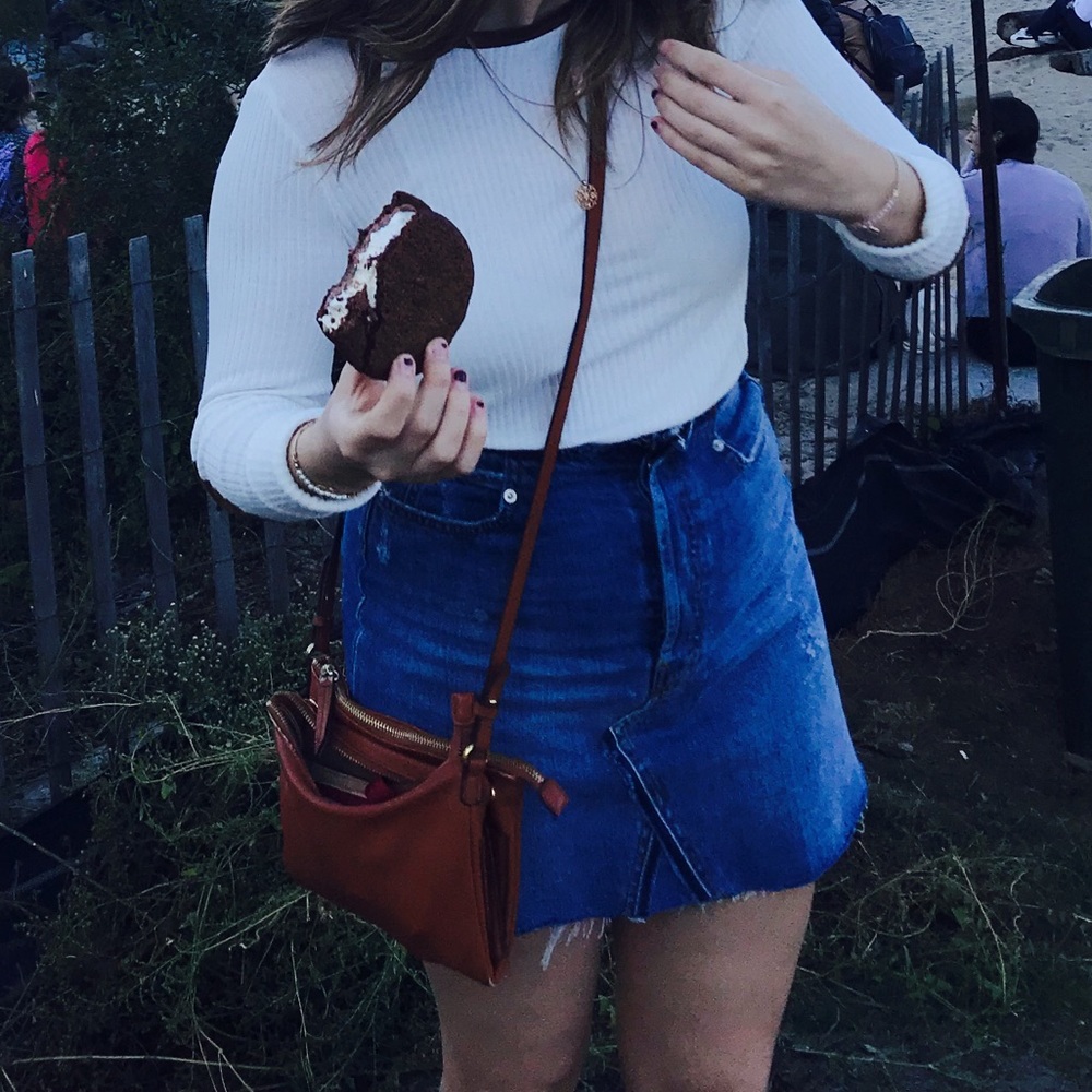 Zara denim skirt